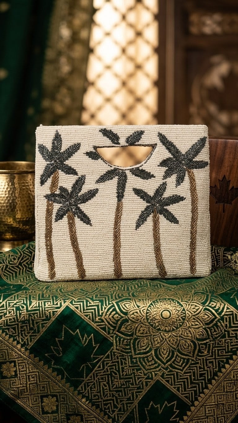 Oh my Palm Beaded Bag — Zohricanada