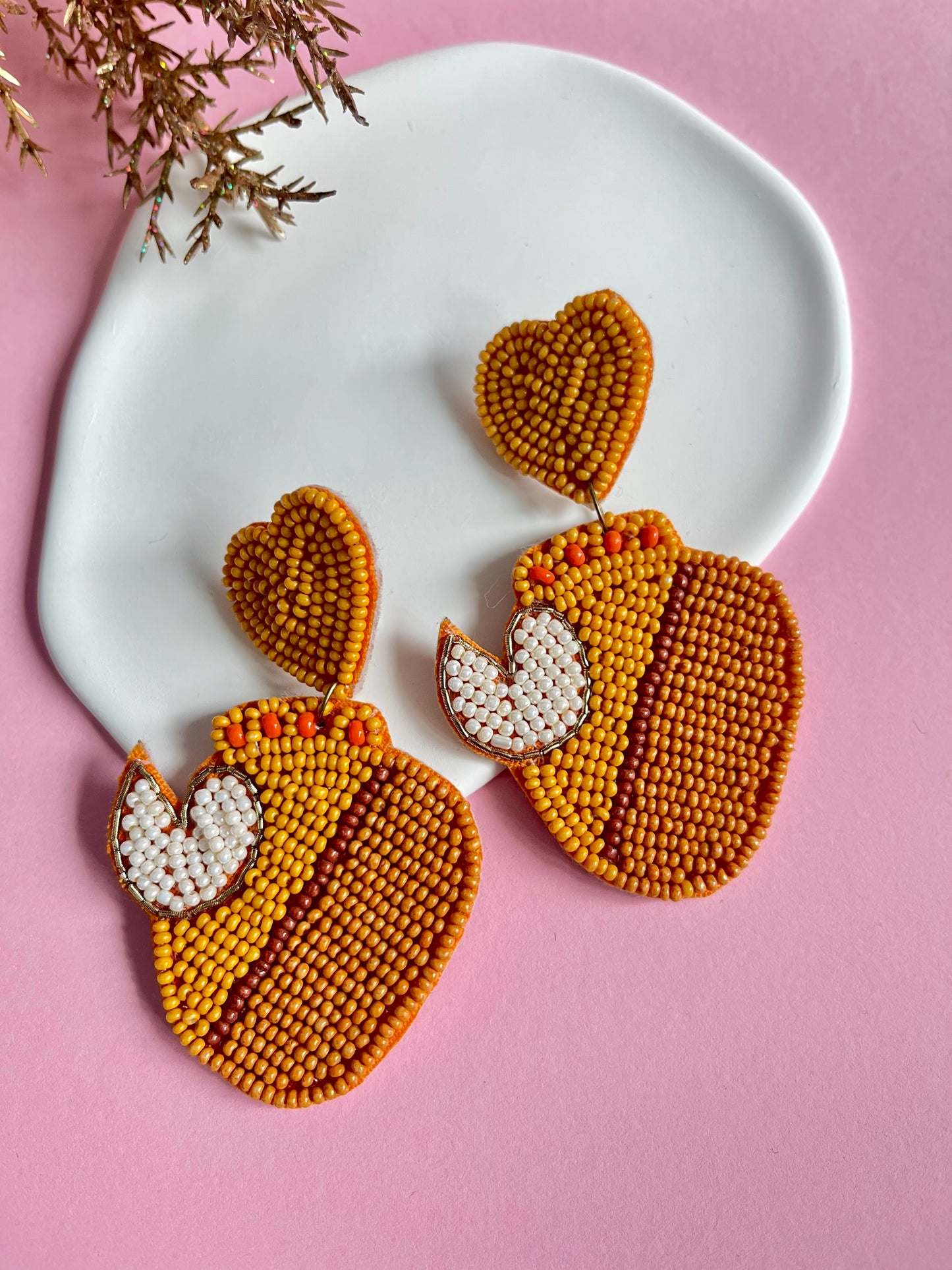 Pumpkin Earrings