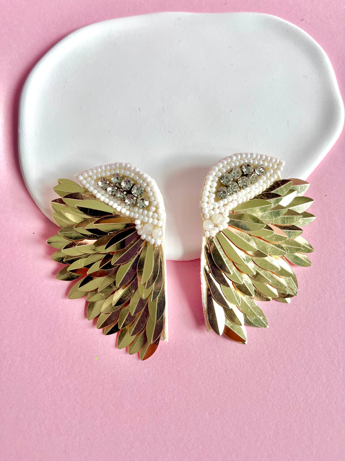 Golden Wings Earrings