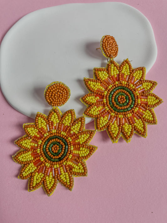 Hello Sunflower Earrings