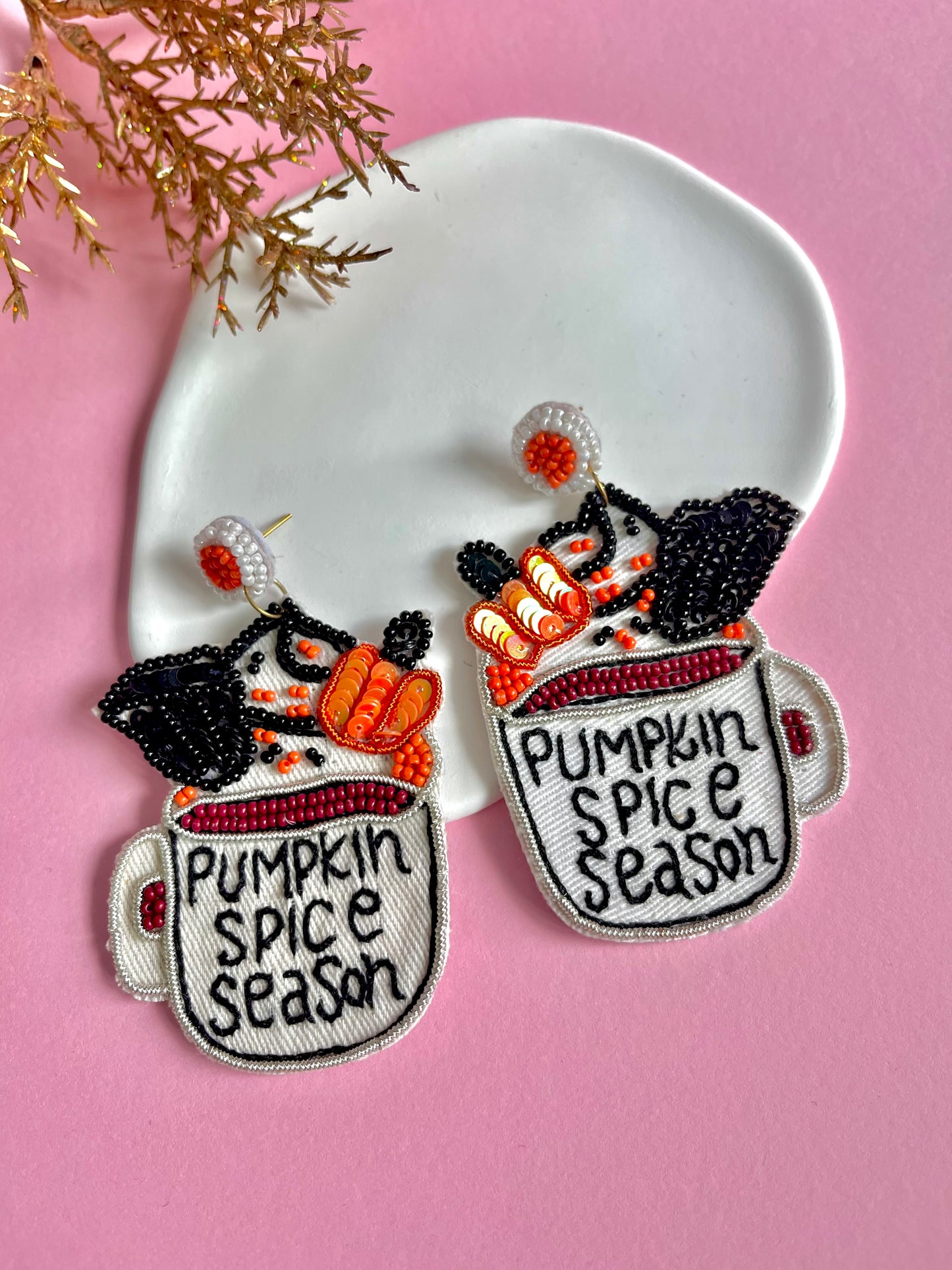 Pumpkin Spice Earrings