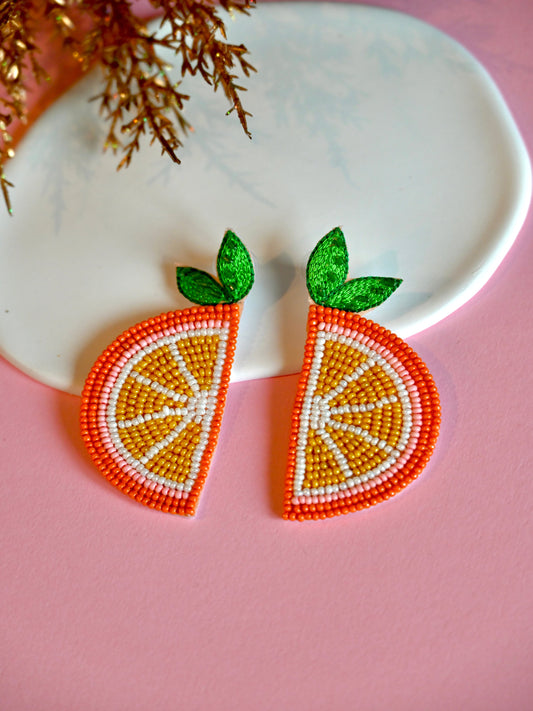 Orange Earrings