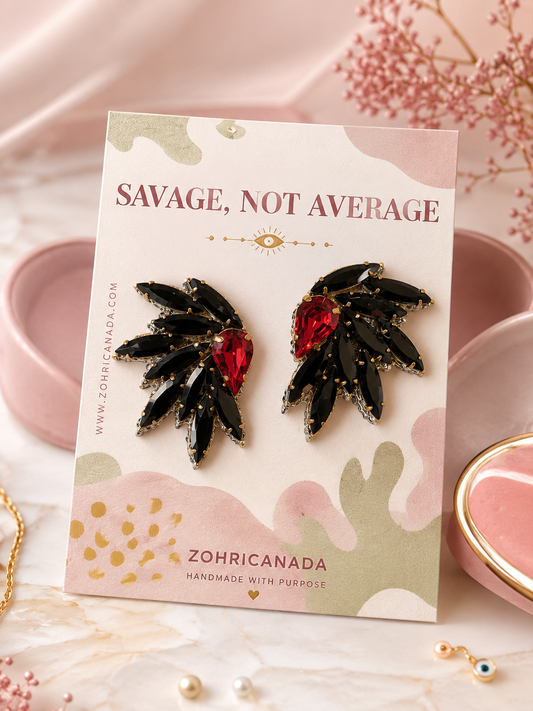 Boucles d'oreilles Ailes d'étoile — Silver — Zohricanada