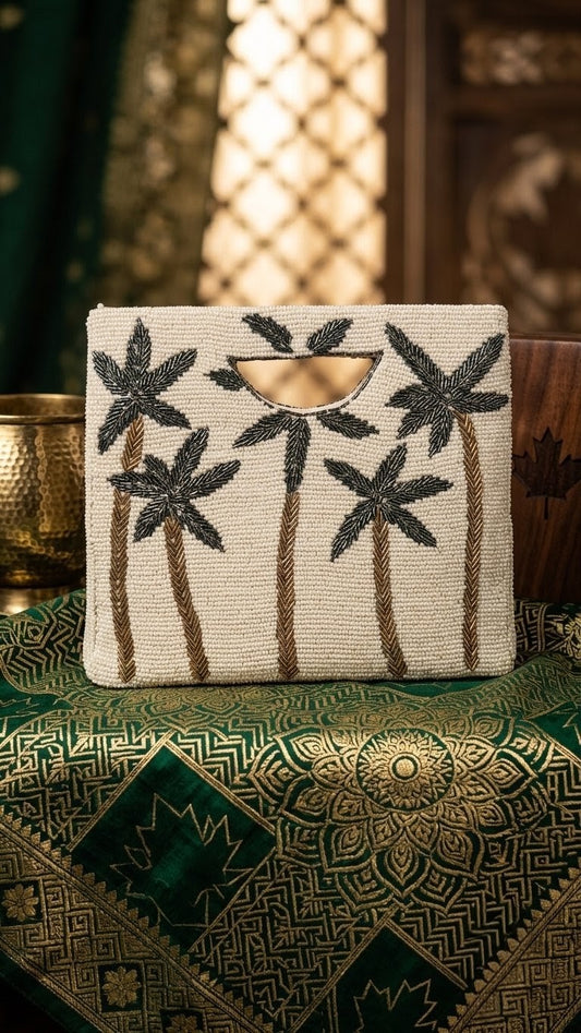 Oh my Palm Beaded Bag — Zohricanada