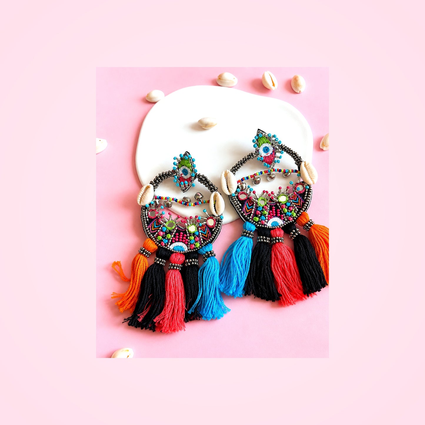 Boho Evil Eye Earrings — Zohricanada